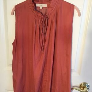 SALE. BUY 2/$30. NWOT Loft Women’s Sleeveless Blouse Sz M Peachy-Rose Color.